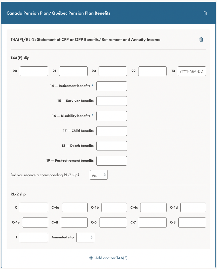 What does the yellow warning in the T4A section mean? Help Centre